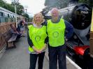 Knighton Rotary President Angela Ellis and Secretary Paul Barrett 